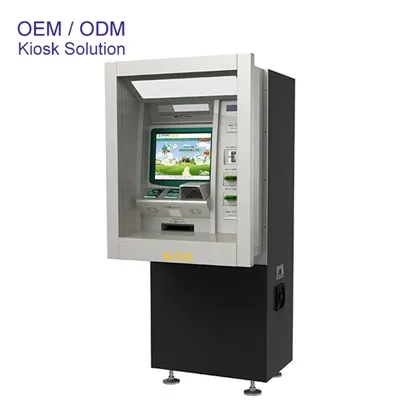 Kiosk za polog gotovine i bankomat kroz zid